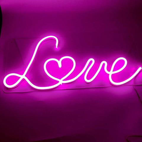 Neon Flex Love Sign