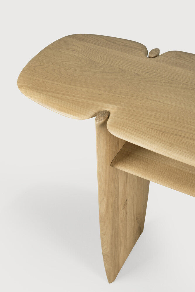 ETHNICRAFT 2 - Leg Oak Console Table