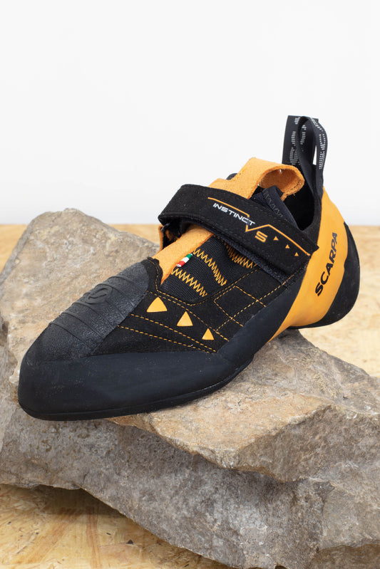 Scarpa - Vapor V - Climbing shoes - Ocean / Yellow | 39 (EU)