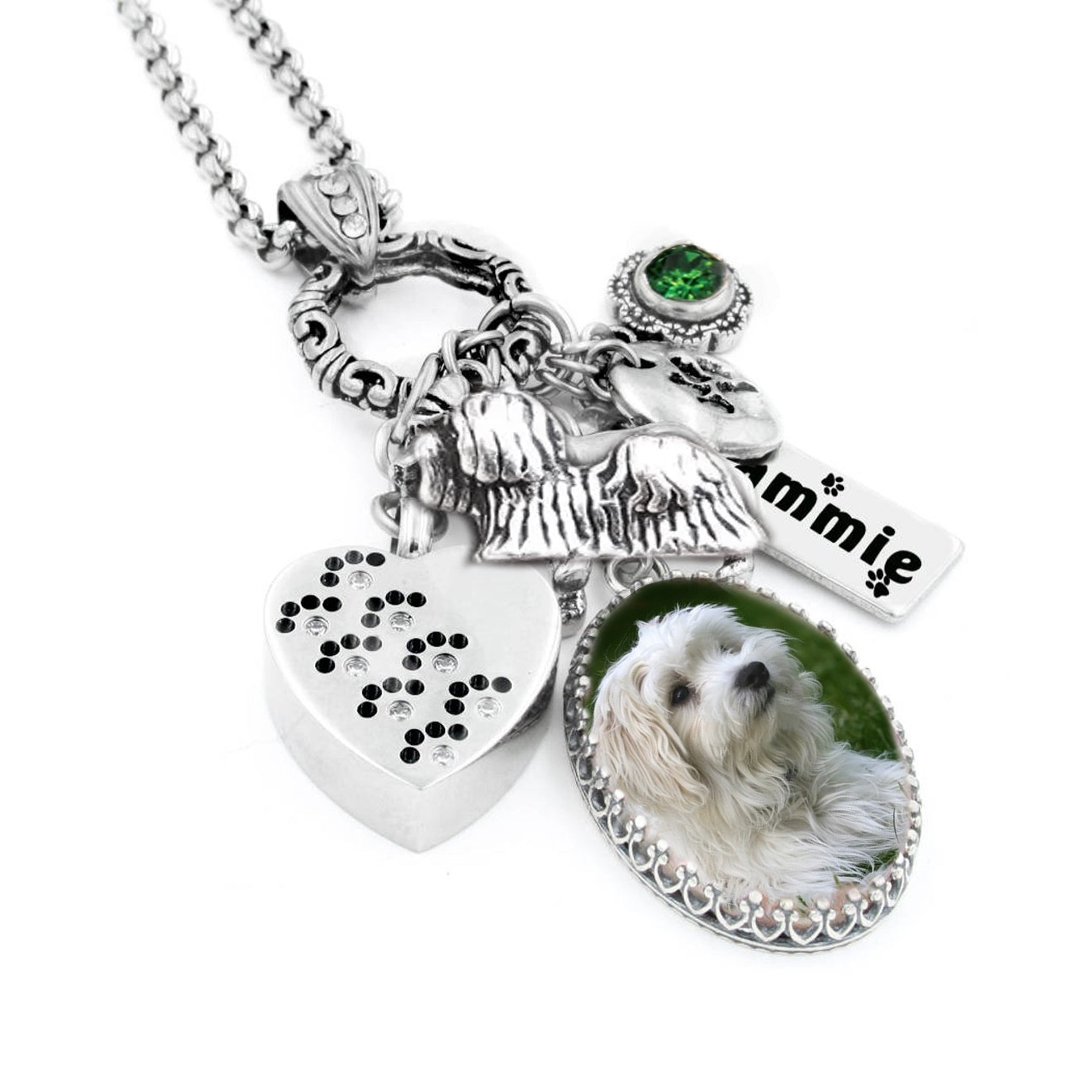 Hand Made Dog Necklace with Name – My Pet Prints