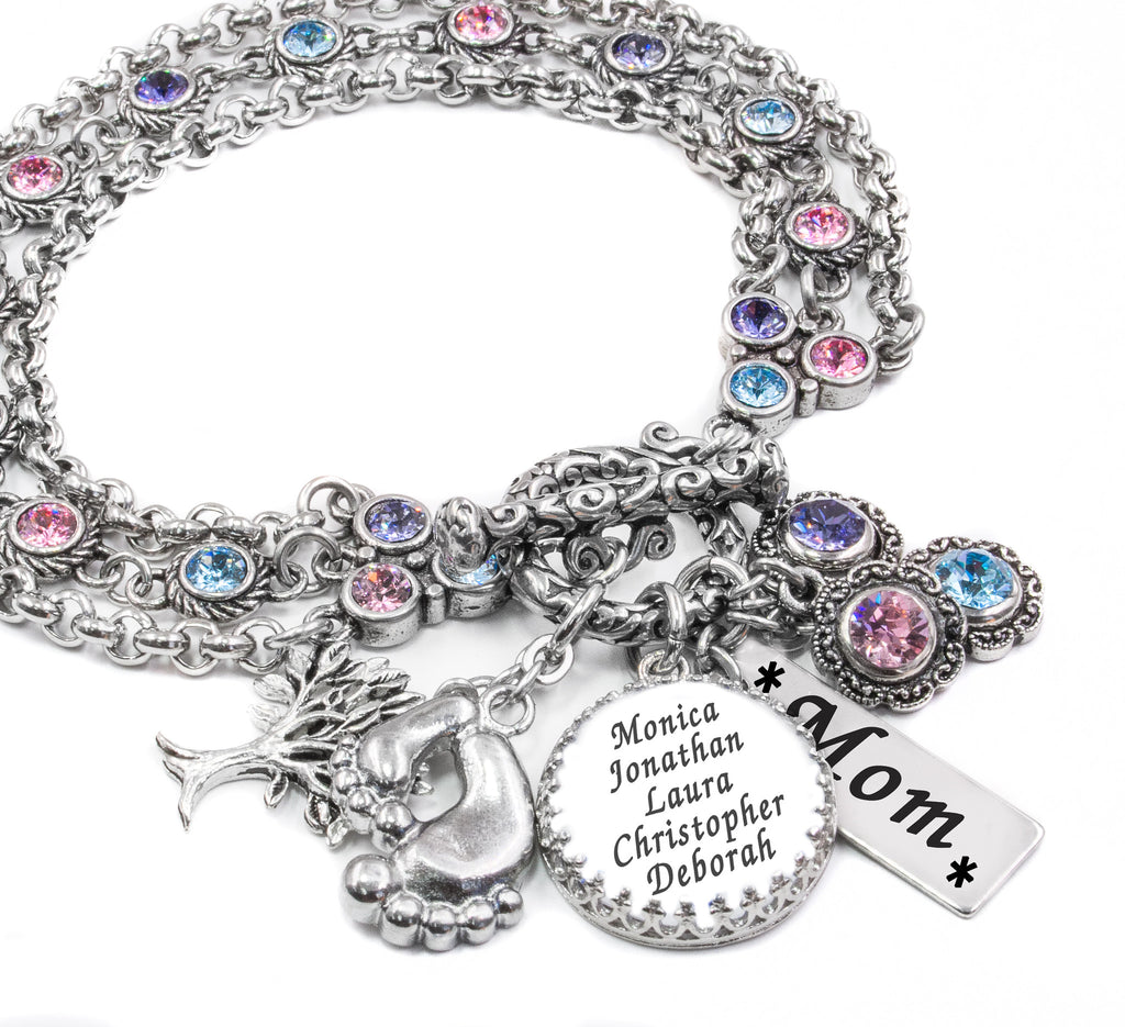 Mother's Gifts, Personalize Jewelry with Childrens Names