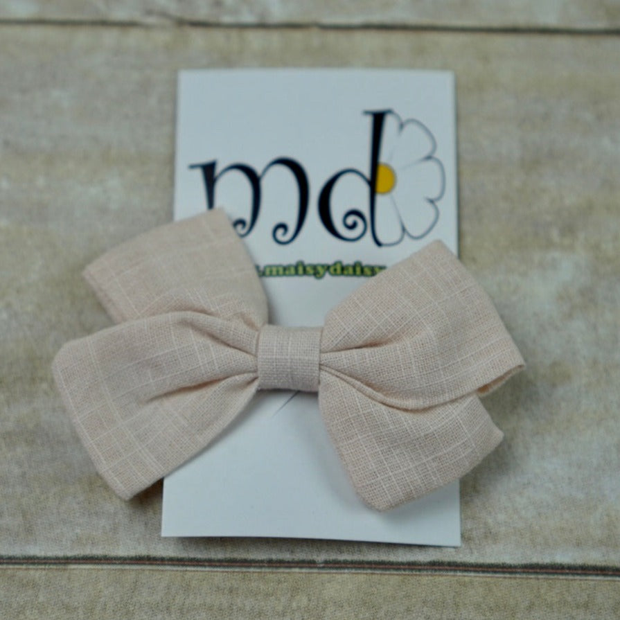 DIY - Simple Burlap Ribbon Bow 