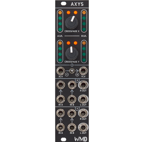 AXYS, eurorack, crossfader, stereo crossfader – ROBOTSPEAk