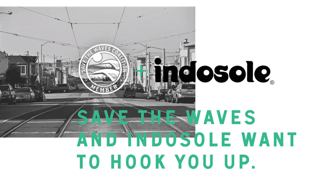 Indosole x Save the Waves discount