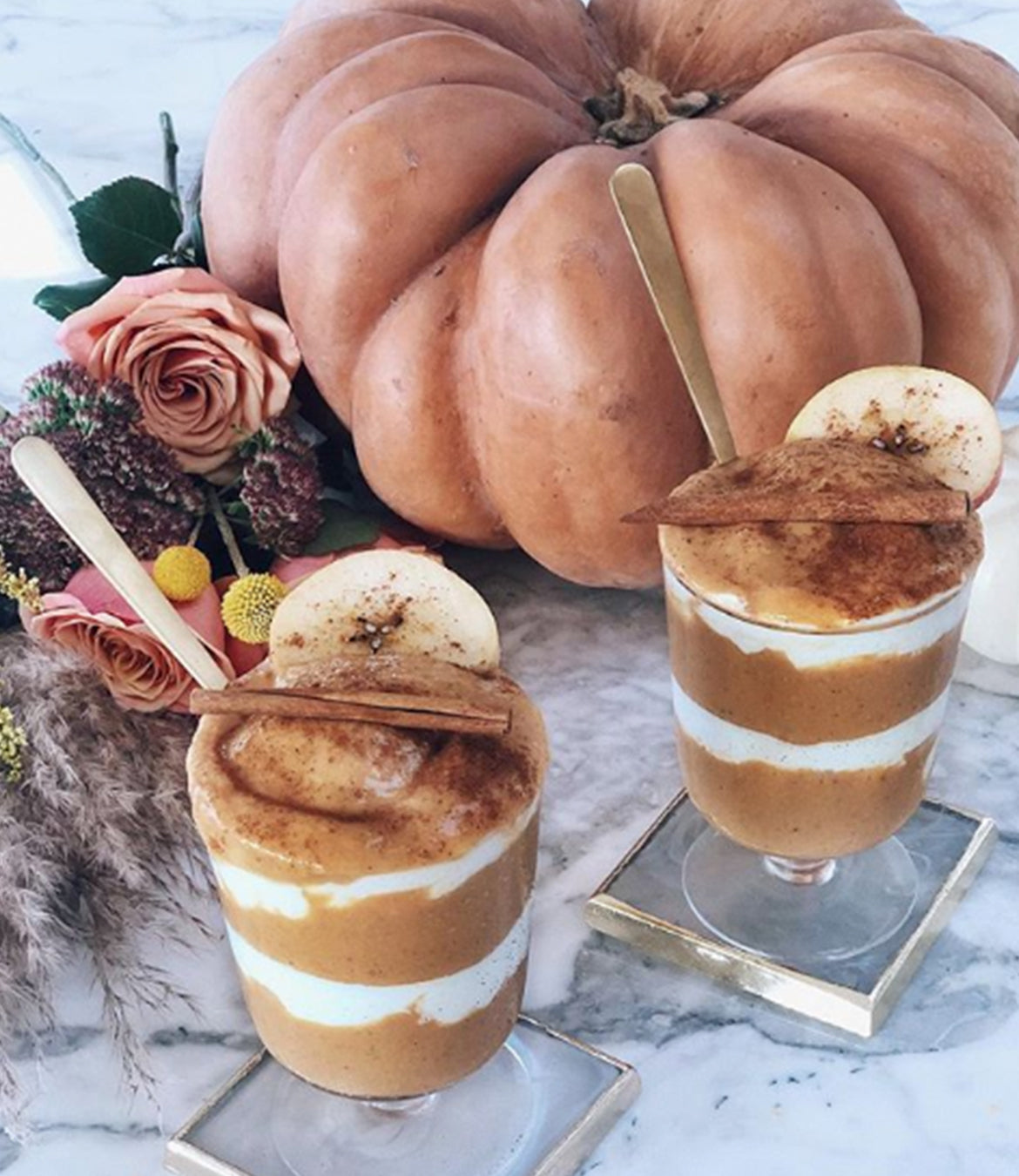 Tone It Up Pumpkin Spice Fall Recipes Plant Based Protein Pumpkin Pie Latte