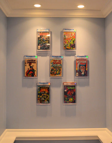 Graded comic wall display