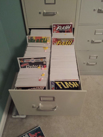 Comic filing cabinet