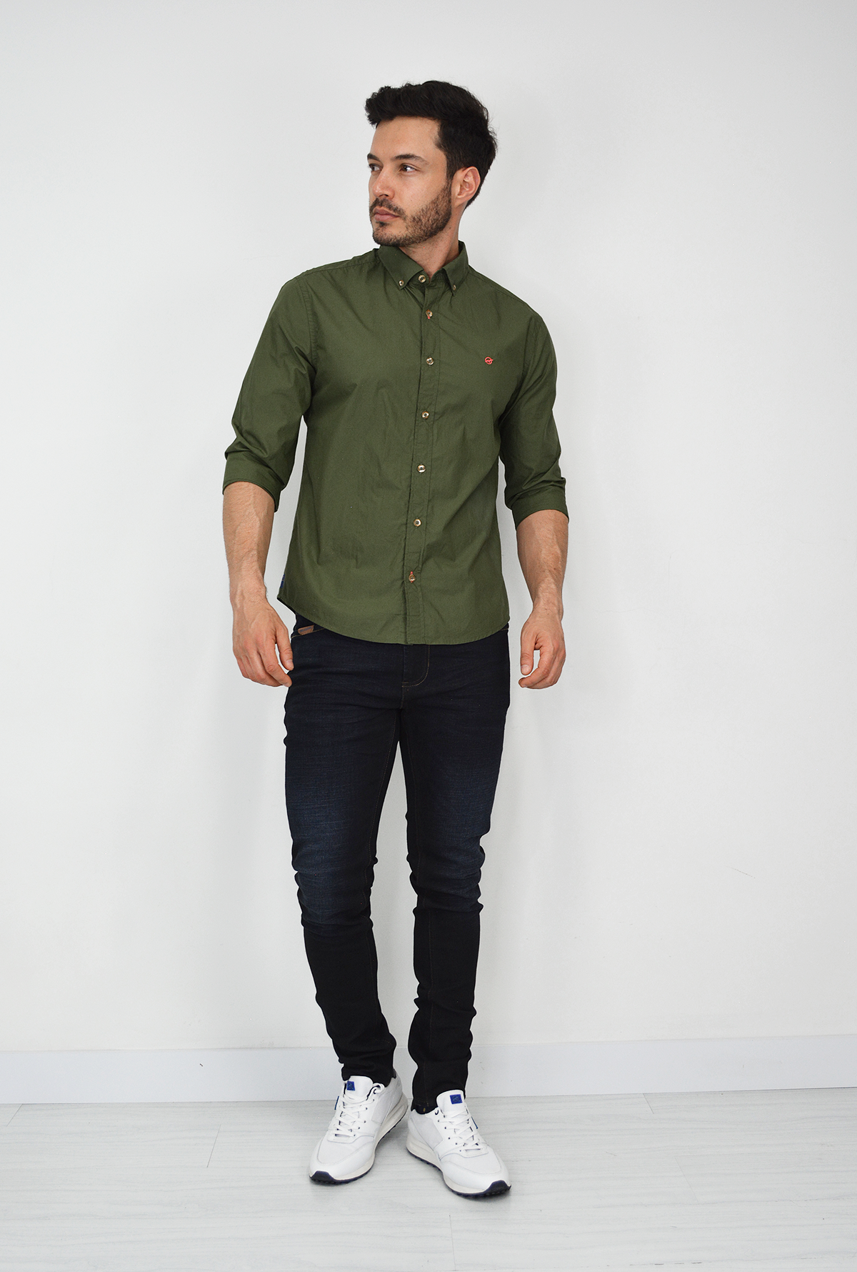 Camisa Manga Larga Verde Para Hombre CML3102 – Delascar I Tienda de Ropa  para Hombre Online I Moda - Colombia