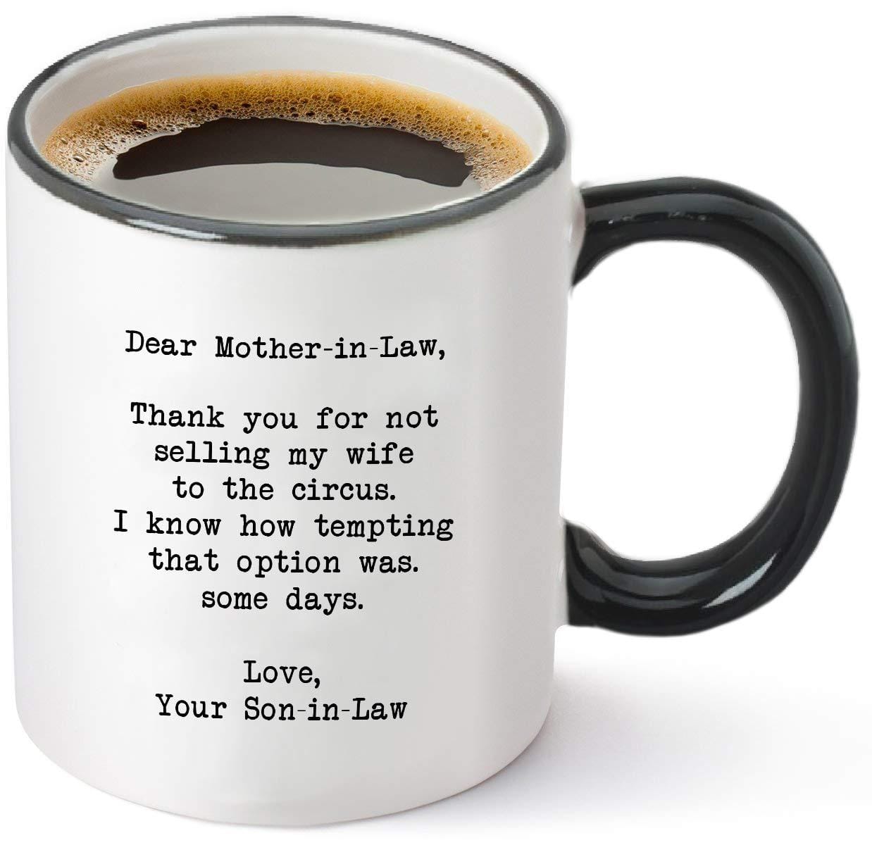 funny mother in law coffee mugs