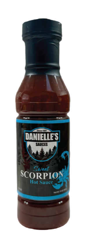 Danielle's Sweet Scorpion Hot Sauce - PuckerButt Pepper Company - Jack Daniels Sauce