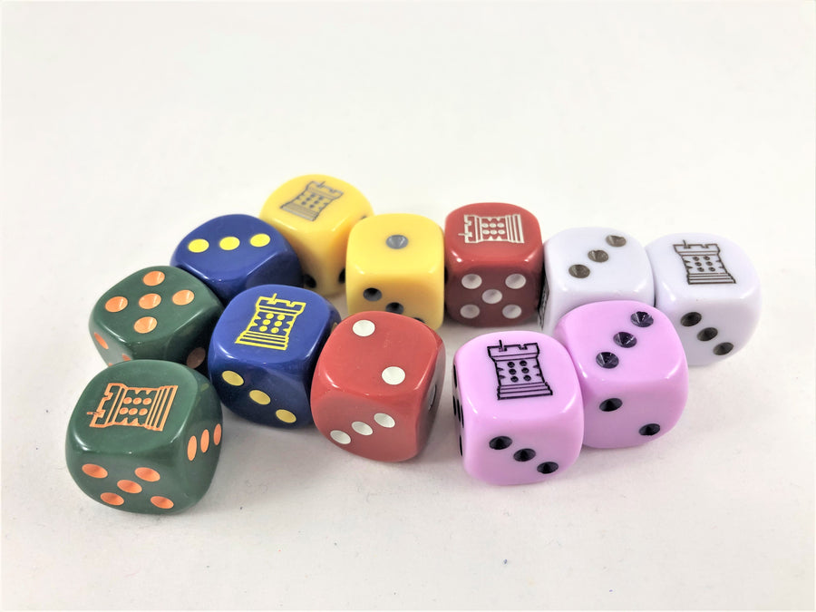 Wooden Blank Dice, Multiple Sizes Available, Unfinished for Games