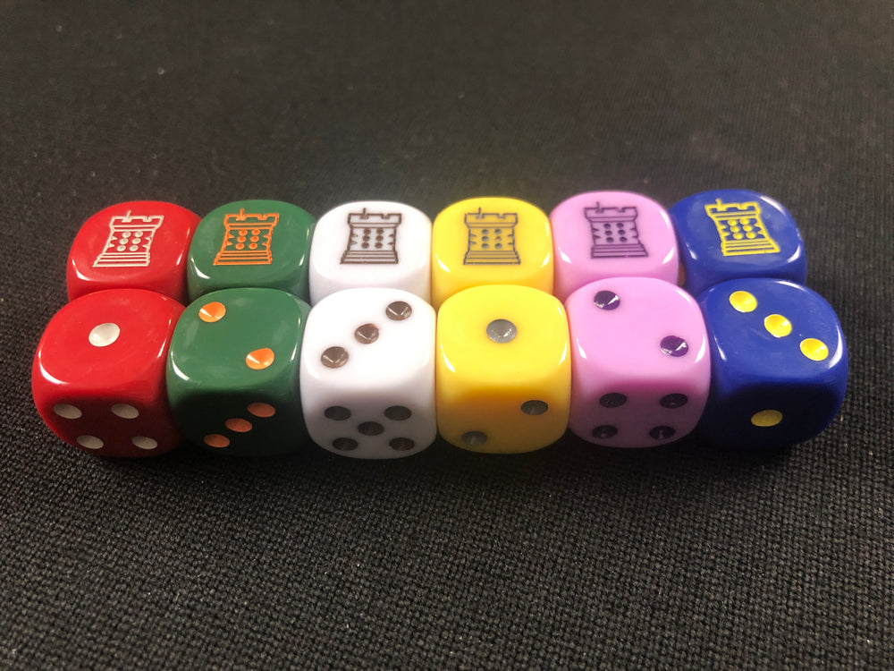 80mm large size wooden blank dice