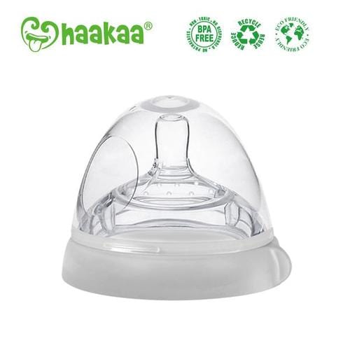 Haakaa Silicone Breastfeeding Nipple Shield, Round Shape 1 pk