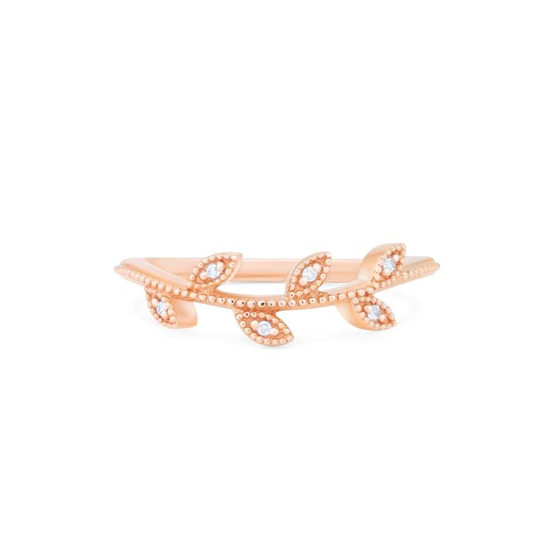 Sylvia | Petite Leaf Band – Michellia Fine Jewelry