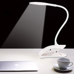 USB LED Desk Lamp Rechargeable Table Lamp Touch Sensor Dimmable Table Light For Children Study 1W White