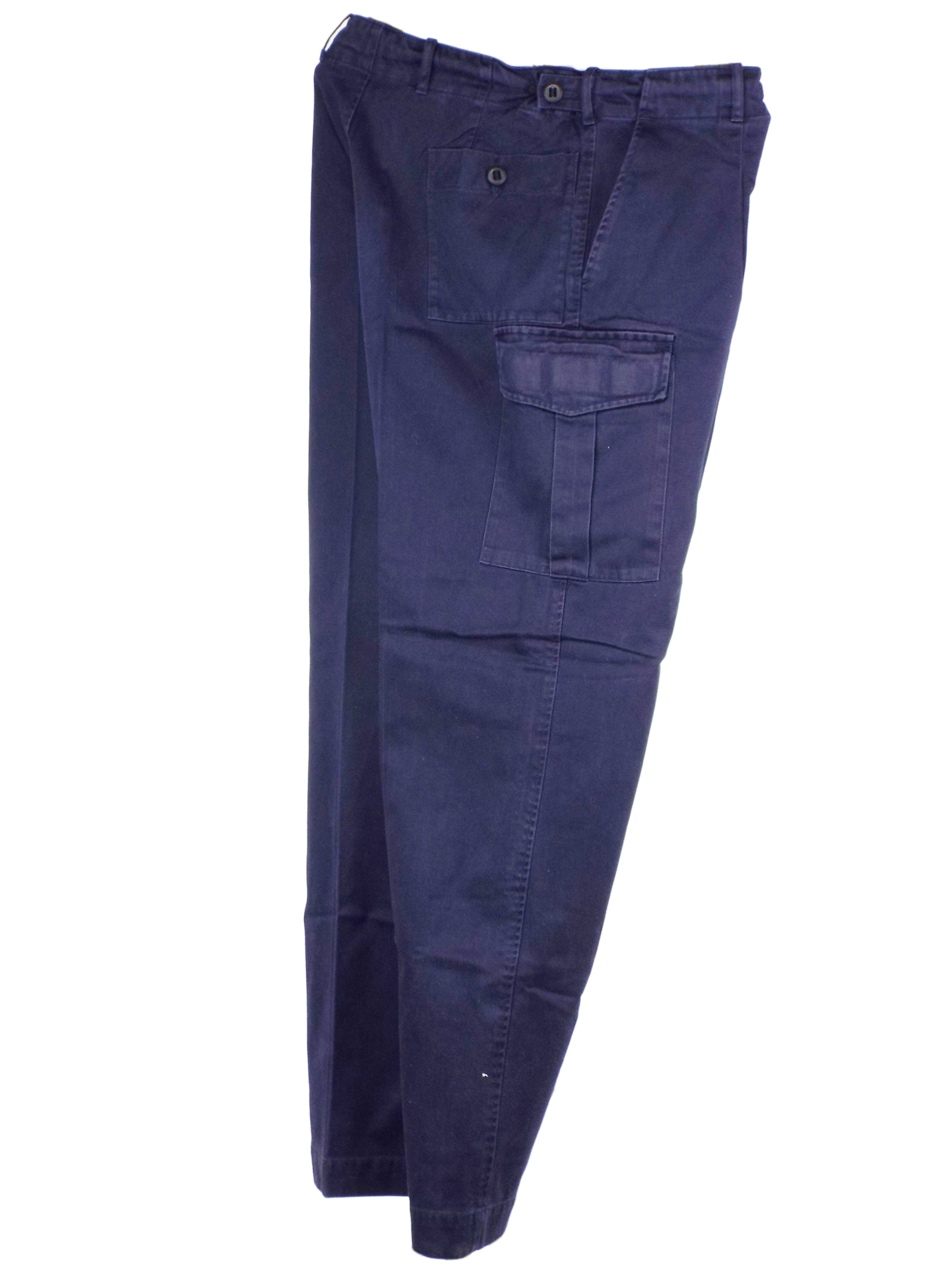 British Royal Navy Dark Blue Combat Trousers - Five pocket