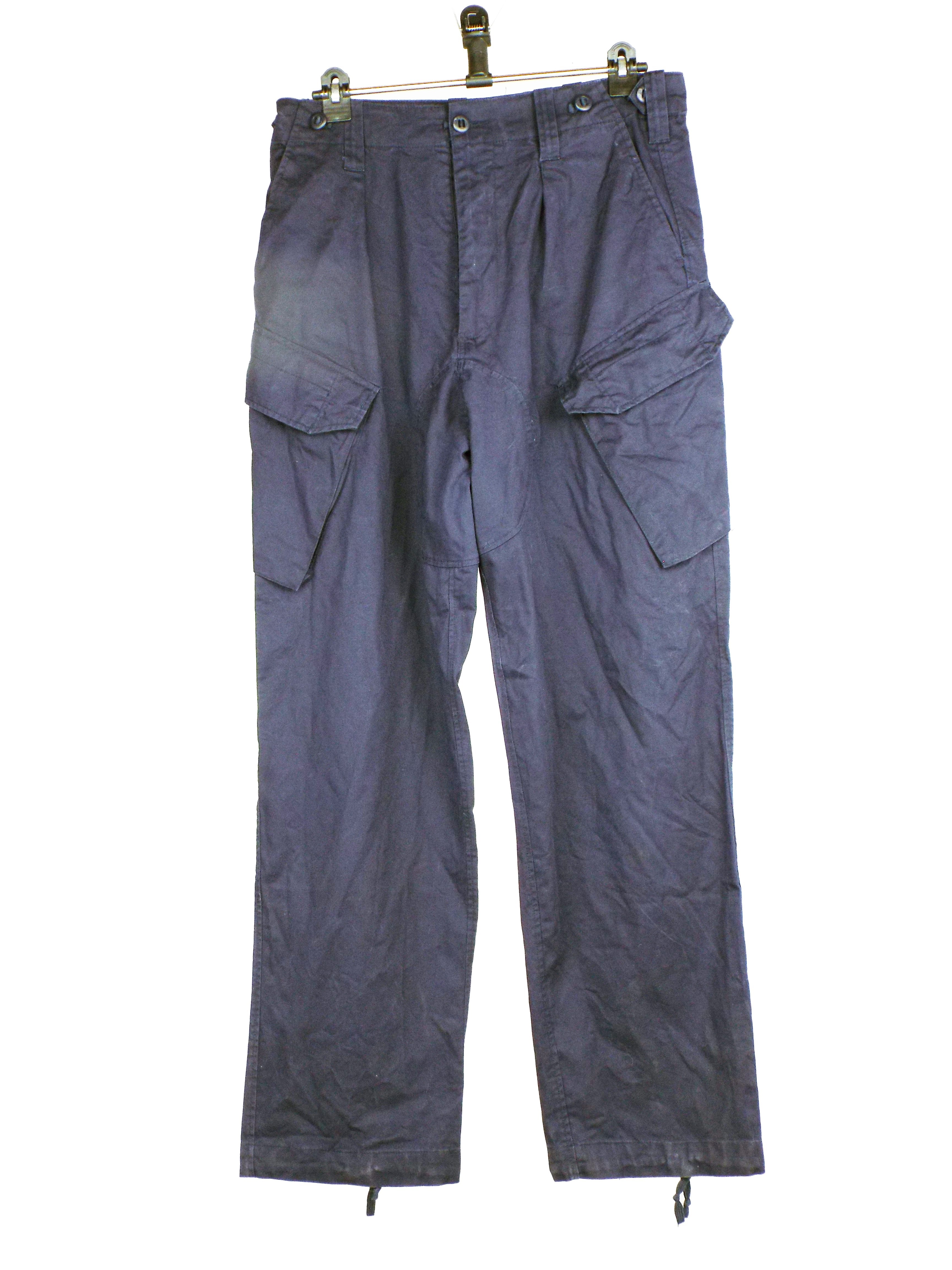 British Royal Navy Dark Blue Combat Trousers - Five pocket