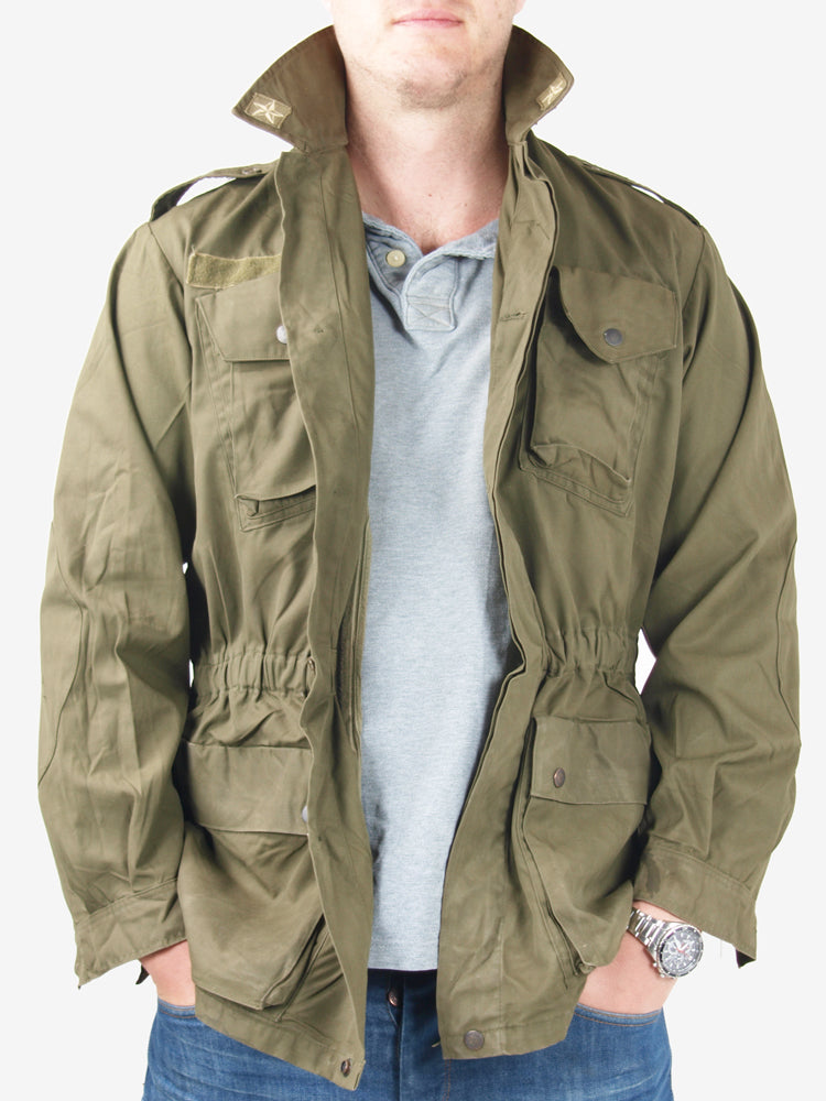 Italian Army Olive Green Field Jacket – lightweight - SC - Forces ...