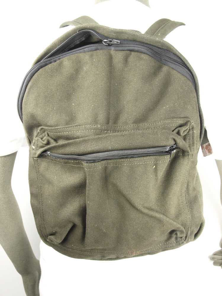 German Small Canvas Military Backpack - German Army Surplus | Forces ...