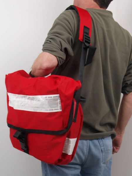 Large Red Waterproof Shoulder Bag - Ex Royal Mail | Forces Uniform and Kit