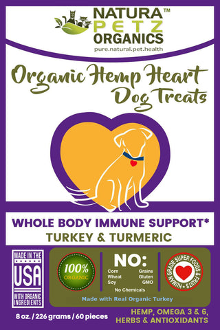 Natura Petz Hemp Heart Calming Treats Organic Hemp Heart Calming Treats Dog