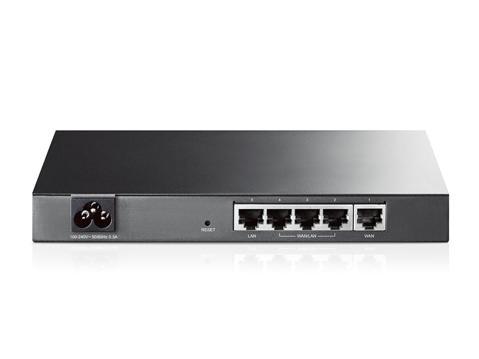 Router Balanceador TP-Link con Firewall TL-R470T+, Fast Ethernet, Alámbrico, 4x RJ-45