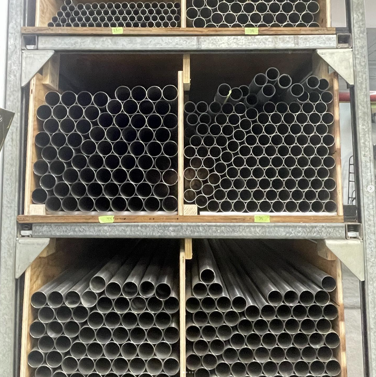 No. 22 Titanium Tubing Inventory