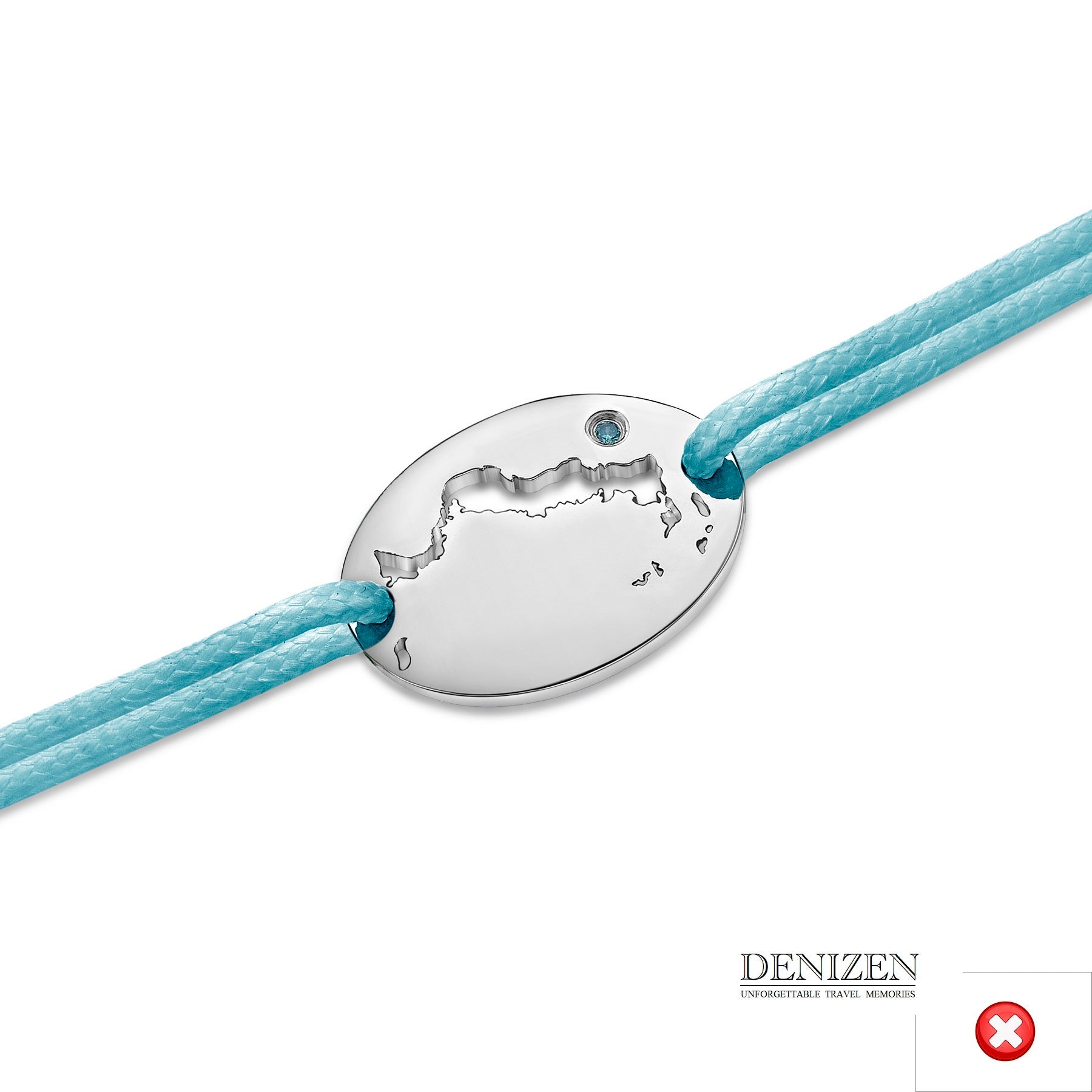 DENIZEN Bracelet turquoise color string #129