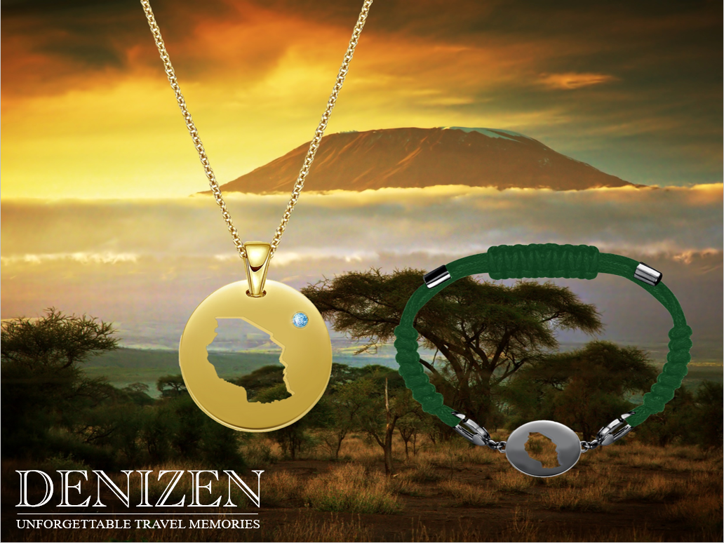 denizen bracelet and necklace of tanzania