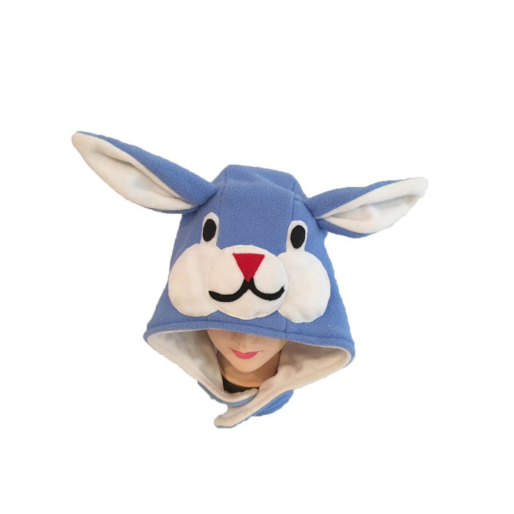Blue Bunny hat (blue/white) - part of the aFREAKa Onesie range, made in ...
