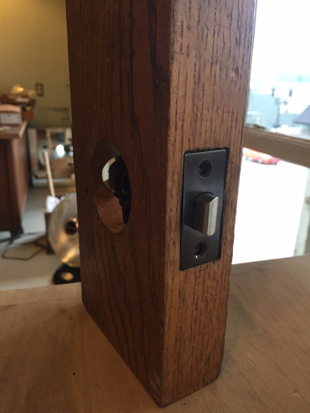tube latch face plate