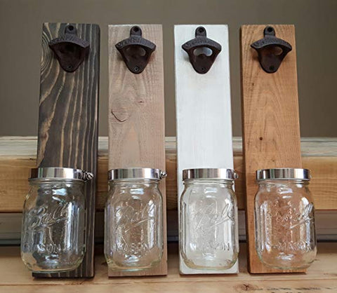 Bottle Opener, Mason Jar Bottle Opener, Beer Cap Catcher