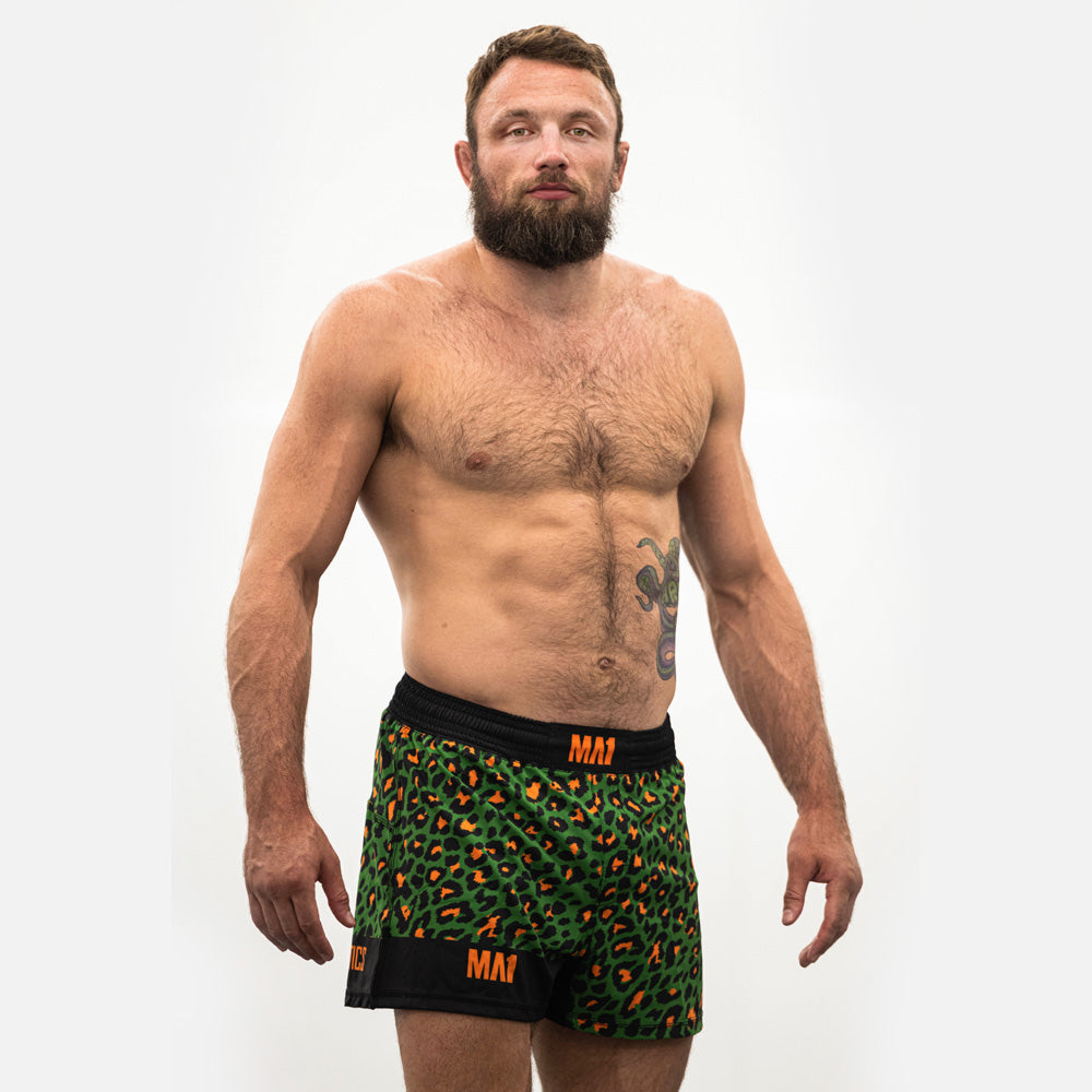 MA1 Tiger Stripe High Cut MMA Shorts