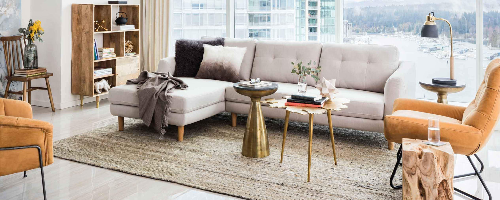 Mid Century Modern Living Room Furniture Set