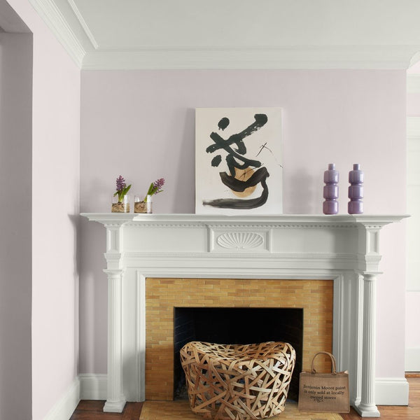 hint of violet lilac wall paint