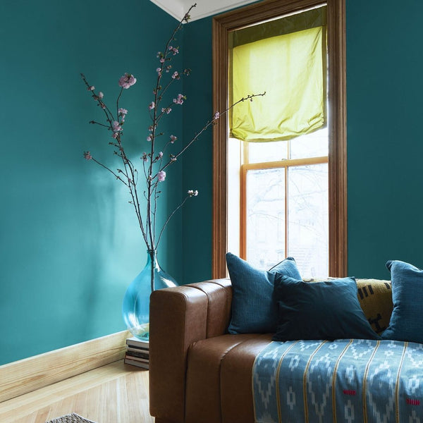 north sea green teal wall paint