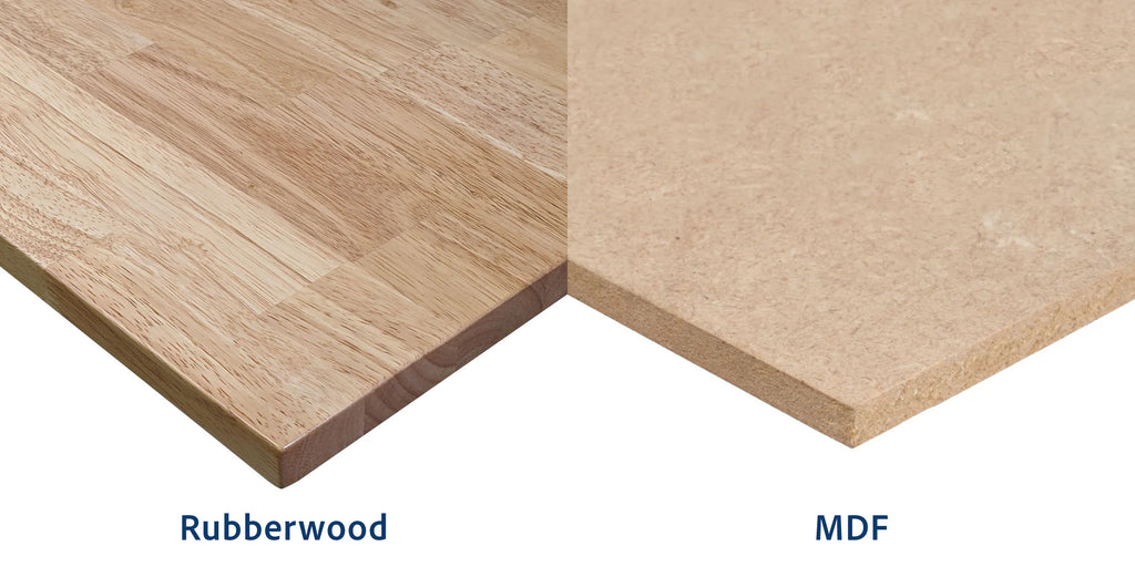 Rubberwood vs MDF