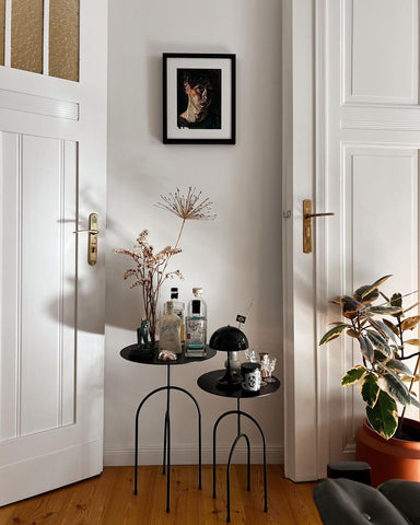 hallway bar cart