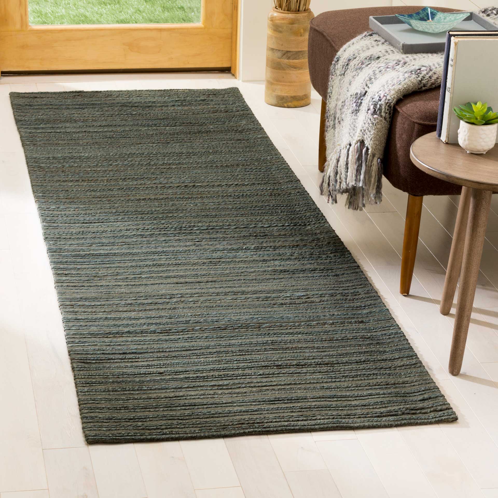 Cape Cod Dark Green Runner Rug Froy Com