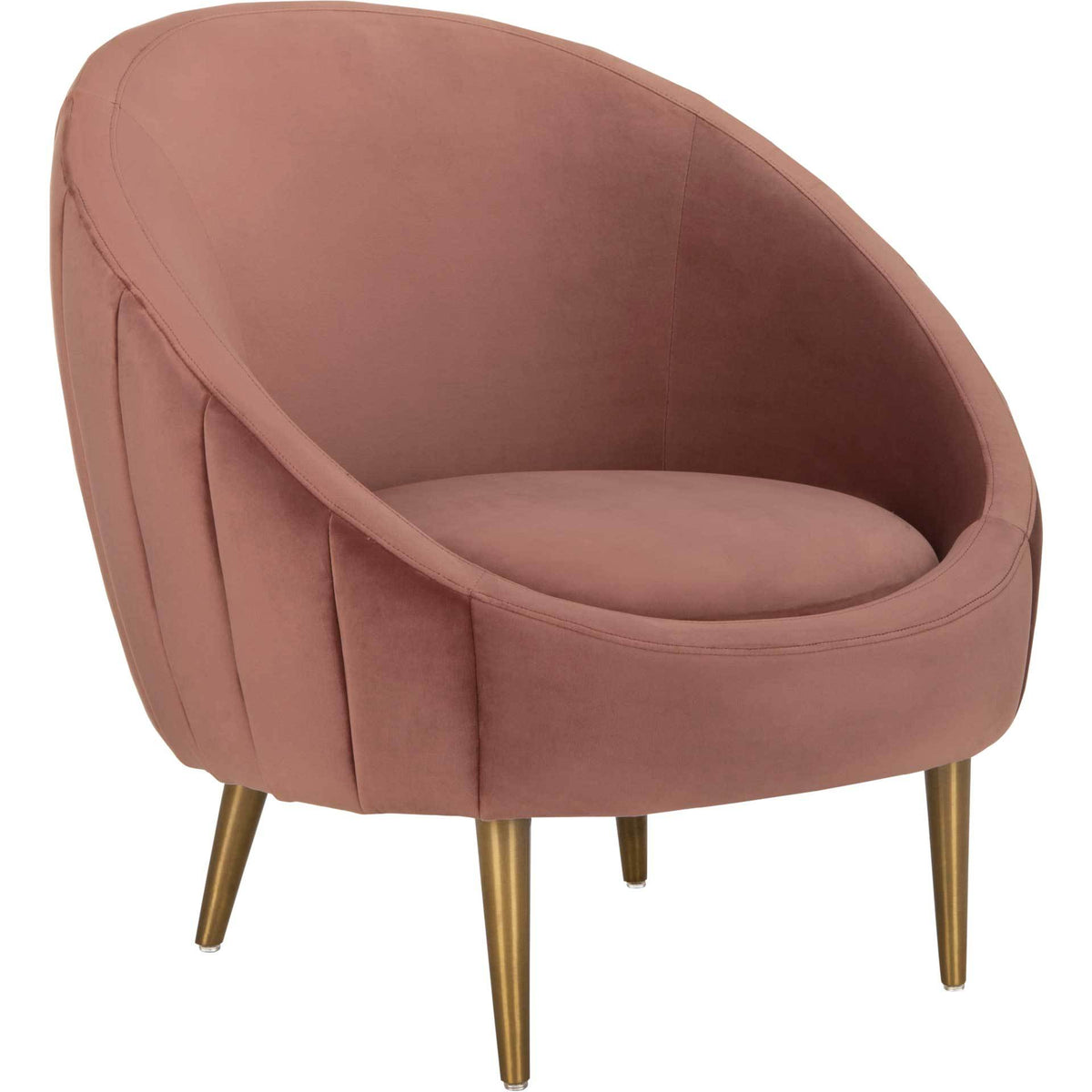 rose gold tub chair