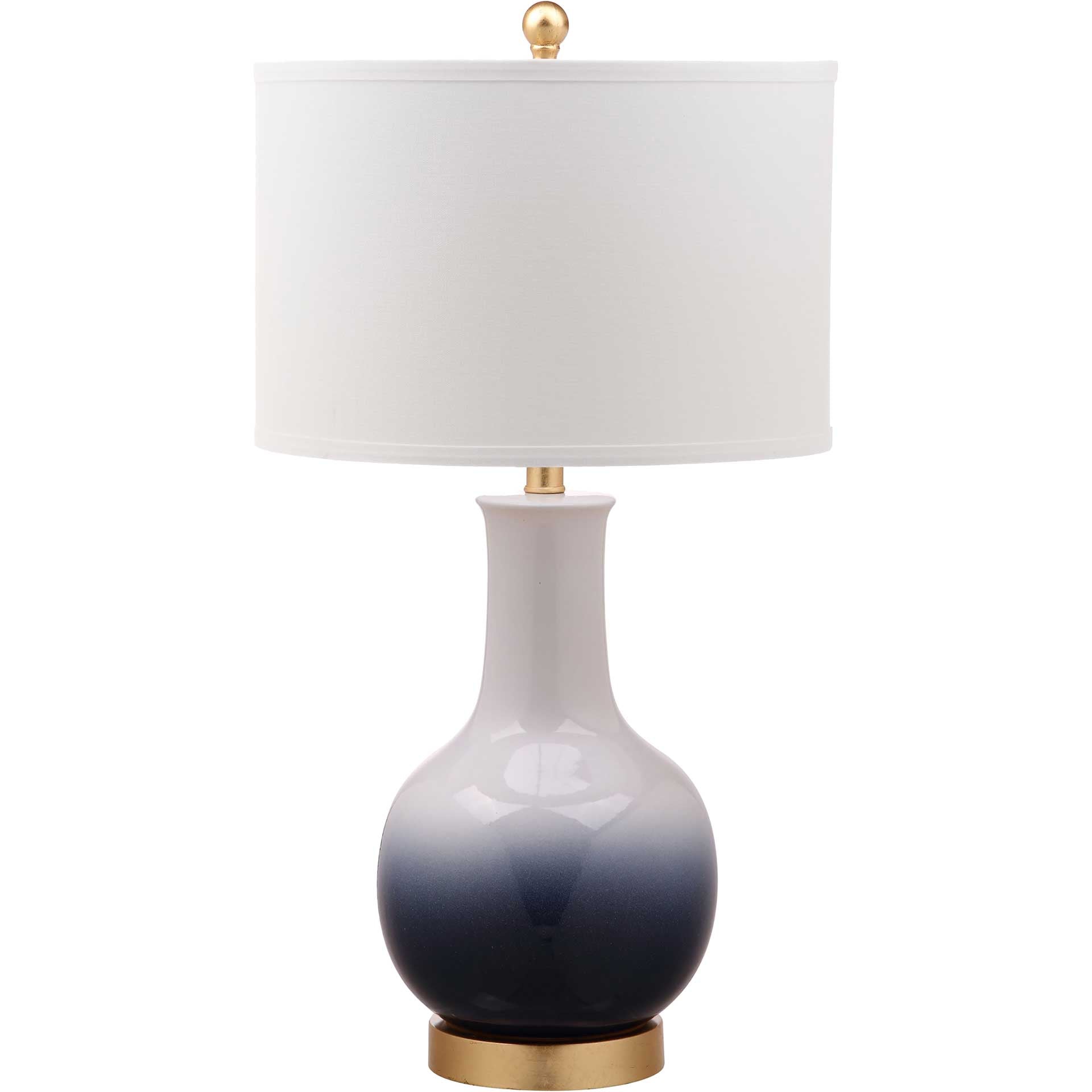 navy table lamp