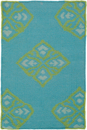 Frontier Ancient Teal/Lime Area Rug - Froy.com