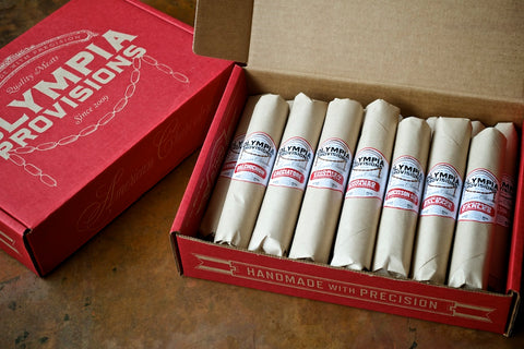 Olympia Provisions box set of sausages