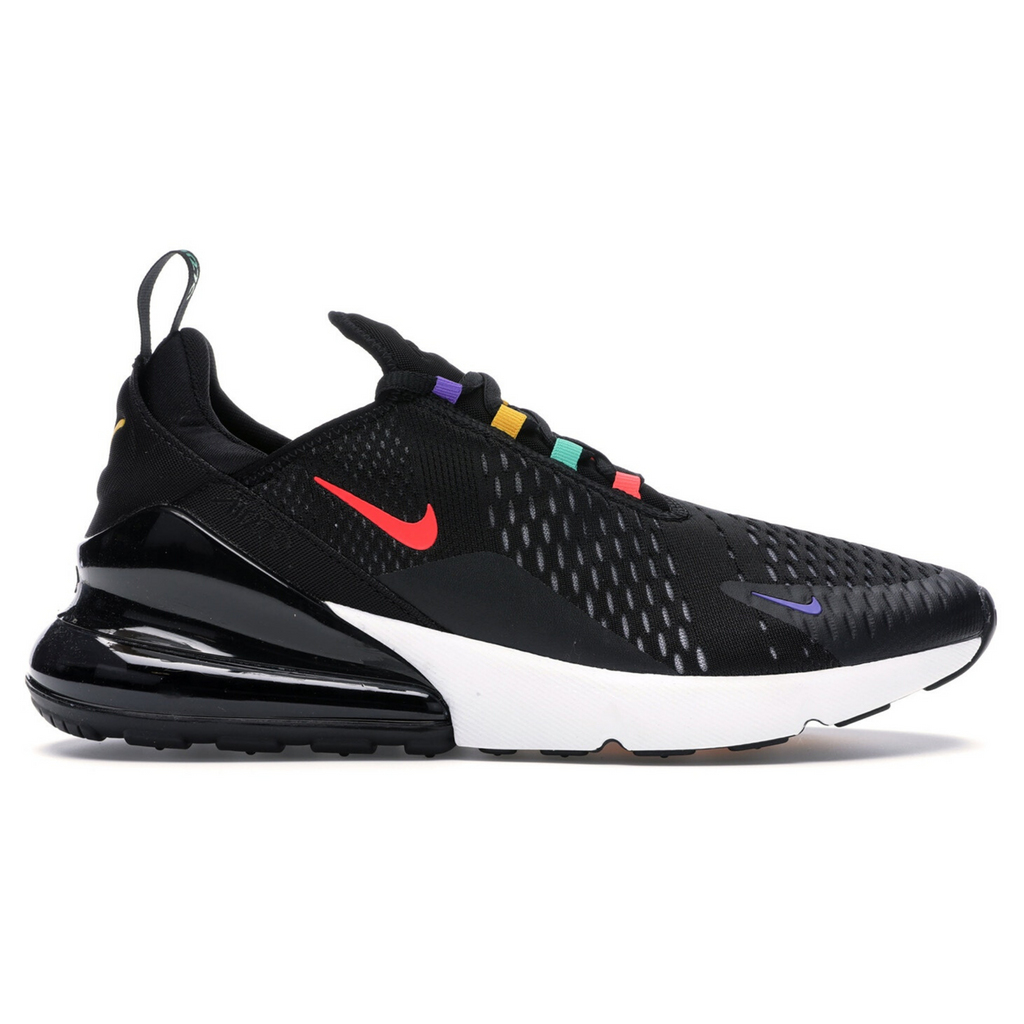 NIKE AIR MAX 270 BLACK MULTI-COLOR 