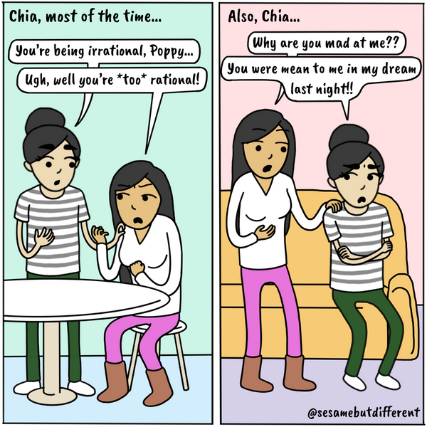 Cute Comics About Lesbian Couple Too Rational Lgbtq Sesame But Different