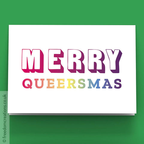 Merry Queersmas Punny Card