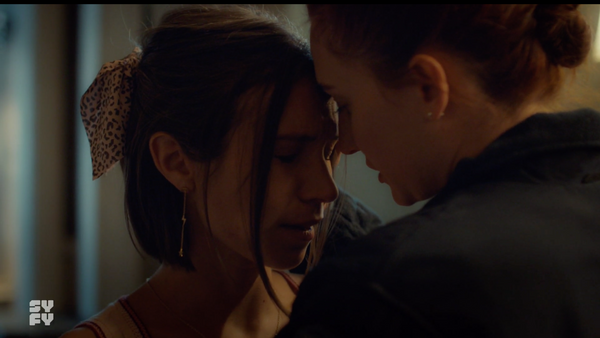 Nicole comforts Waverly Cutest Wayhaught Scenes