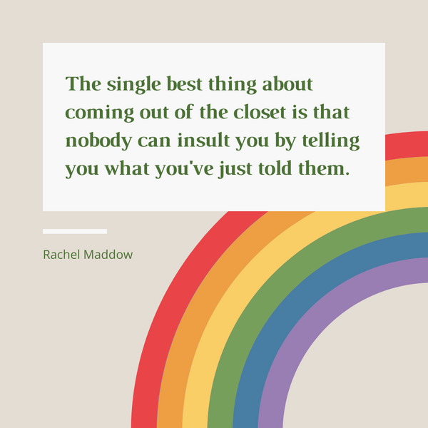 Rachel Maddow LGBTQ Pride Month Quote