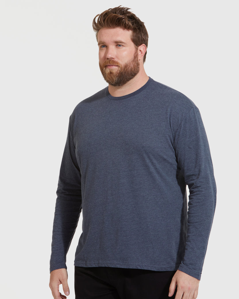 Navy Crew Neck Long Sleeve – True Classic