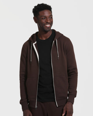 FRENCH TERRY CLASSIC ZIP UP HOODIE